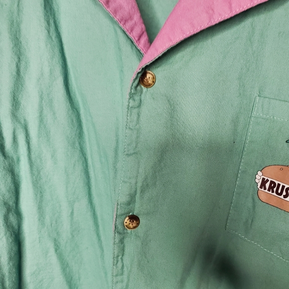 The Simpsons x Cakeworthy Collection Krusty Burger Uniform Shirt - Picture 8 of 15